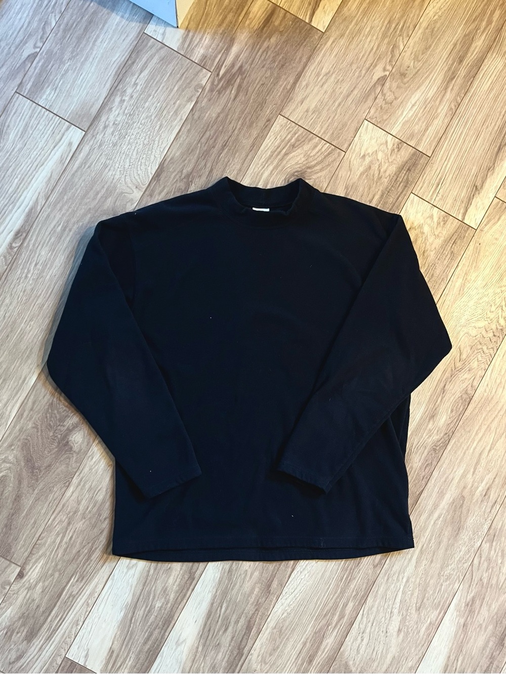 Columbia black fleece long sleeve shirt